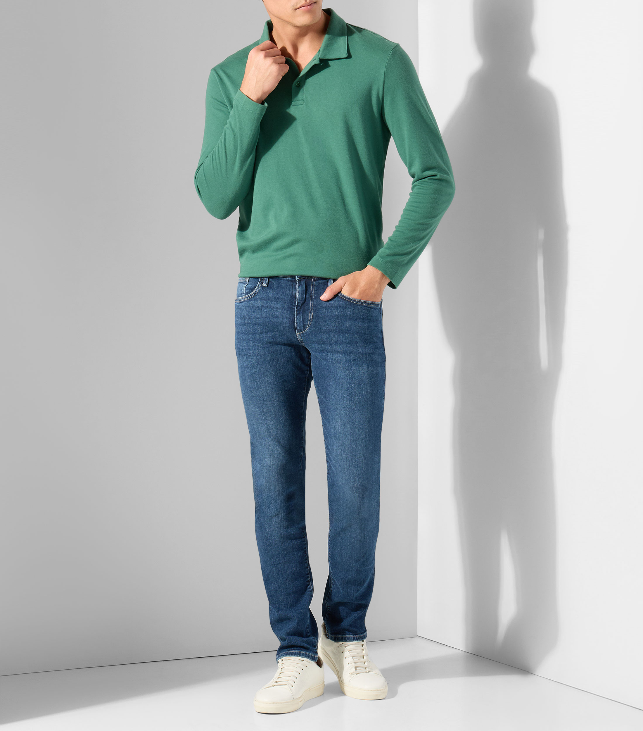 Jeans de corte slim Hombre